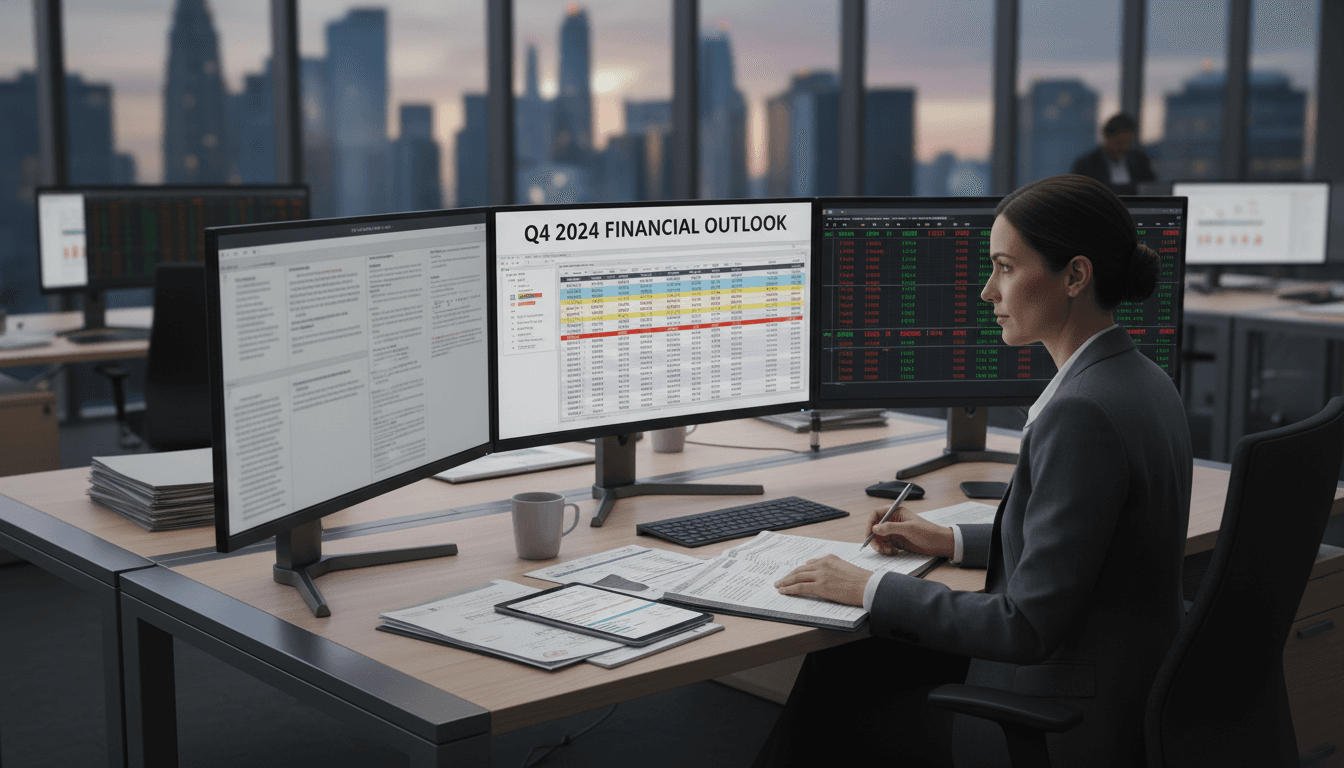 Real estate analyst reviewing investment deal documents